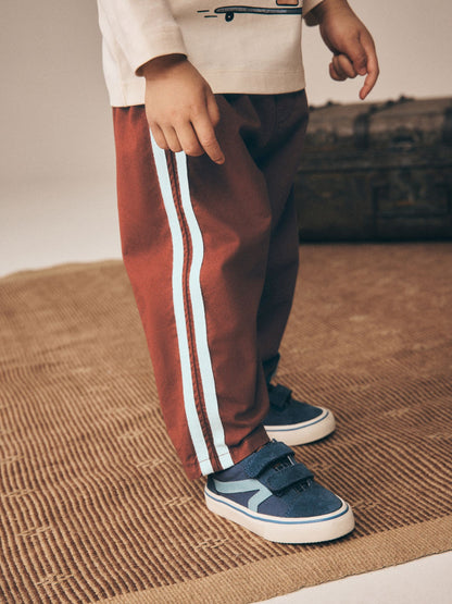 Burgundy Red Barrel Pull On Trousers (3mths-7yrs) - image 1