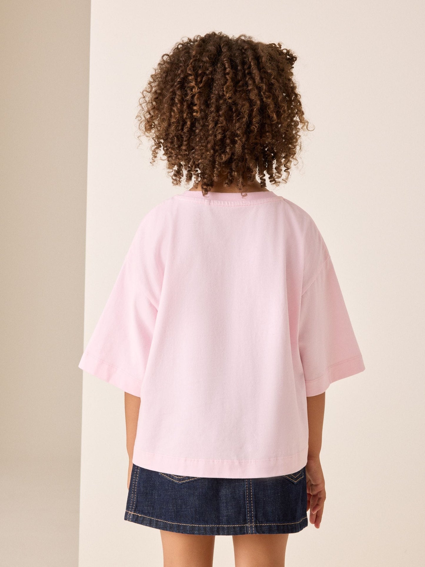 Dsiney Kidz - Pink Animal Boxy Sequin Heart T-Shirt (3-16yrs) image 3