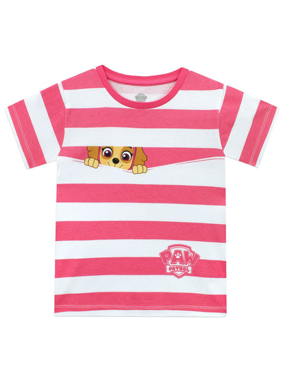 Character Pink Paw Patrol Striped Skye T-Shirt image 5
