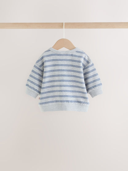 Dsiney Kidz - 'I Love My Mummy' Grey/Blue Sweatshirt and Joggers Baby Set (0mths-2yrs) image 5