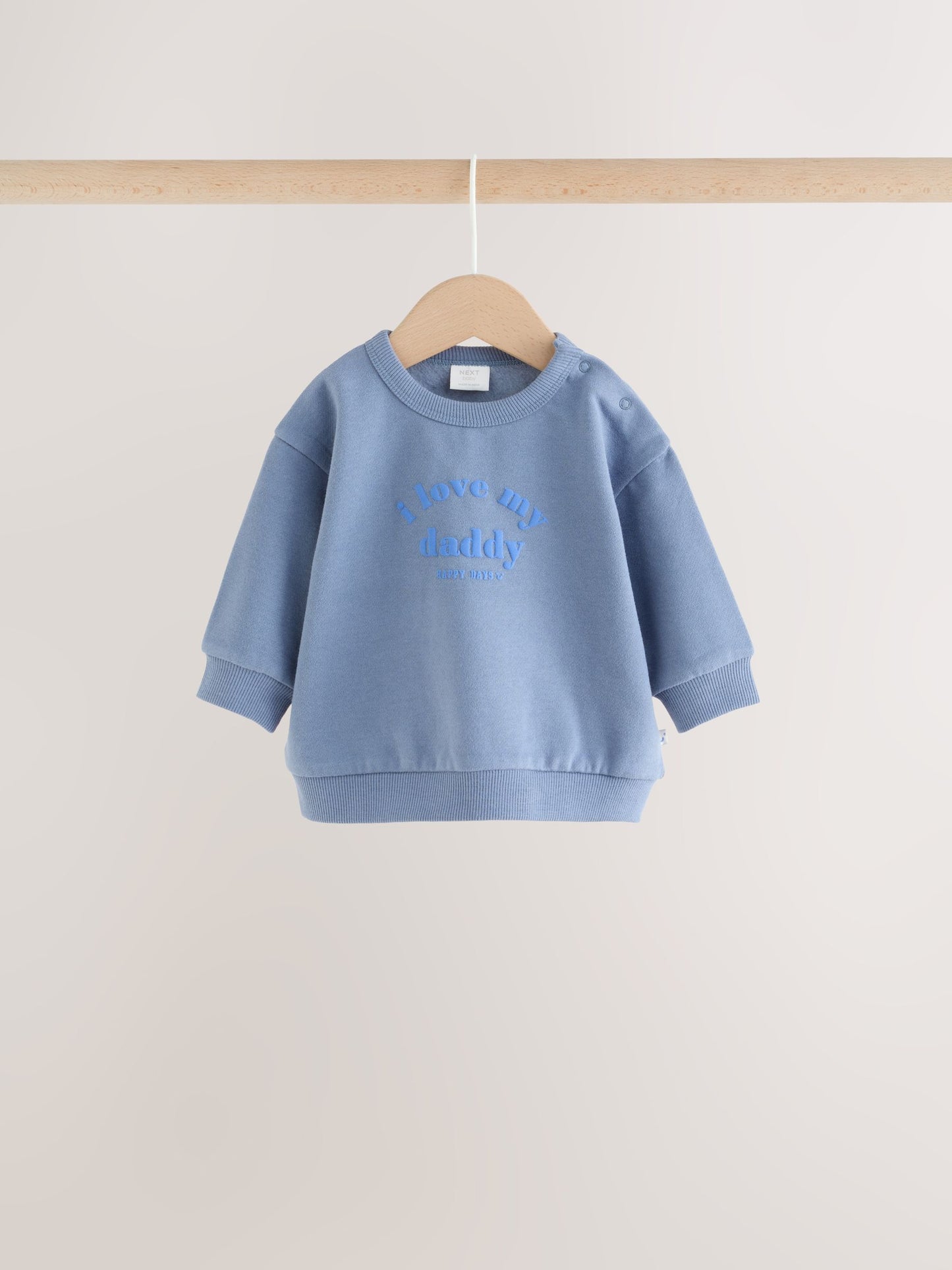 Dsiney Kidz - 'I Love My Daddy' Blue Sweatshirt and Joggers Baby Set (0mths-2yrs) image 2