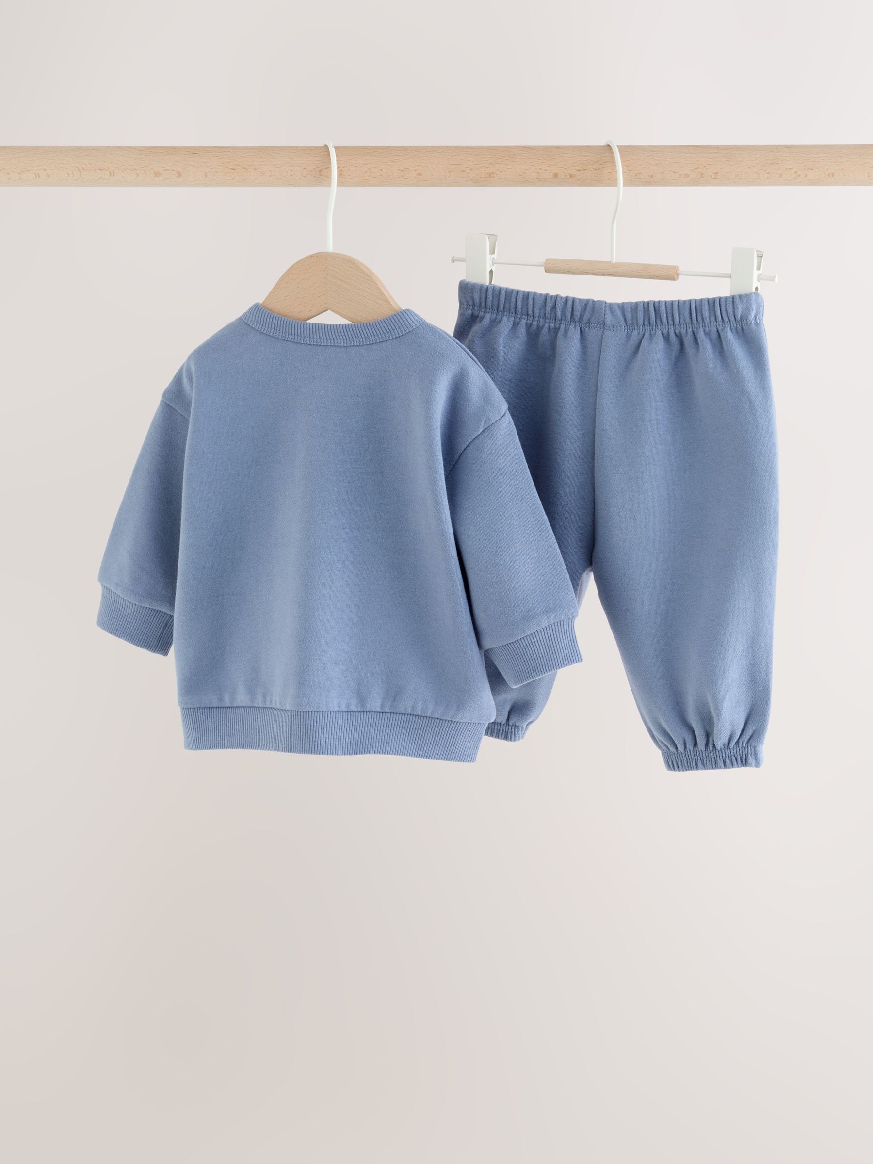 Dsiney Kidz - 'I Love My Daddy' Blue Sweatshirt and Joggers Baby Set (0mths-2yrs) image 4