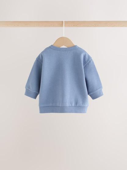 Dsiney Kidz - 'I Love My Daddy' Blue Sweatshirt and Joggers Baby Set (0mths-2yrs) image 5