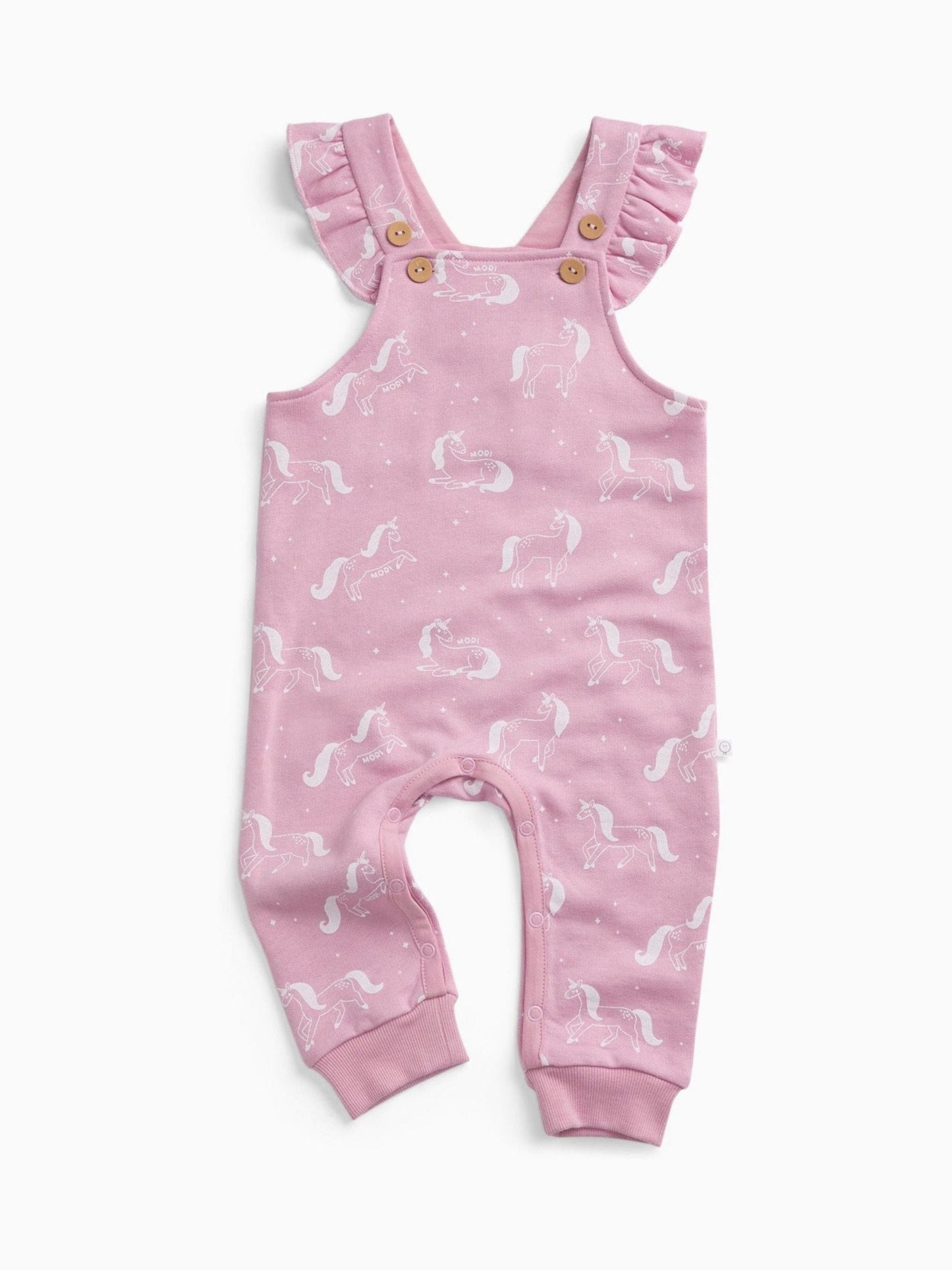 MORI Pink Magic Unicorn Supersoft Dungarees image 1