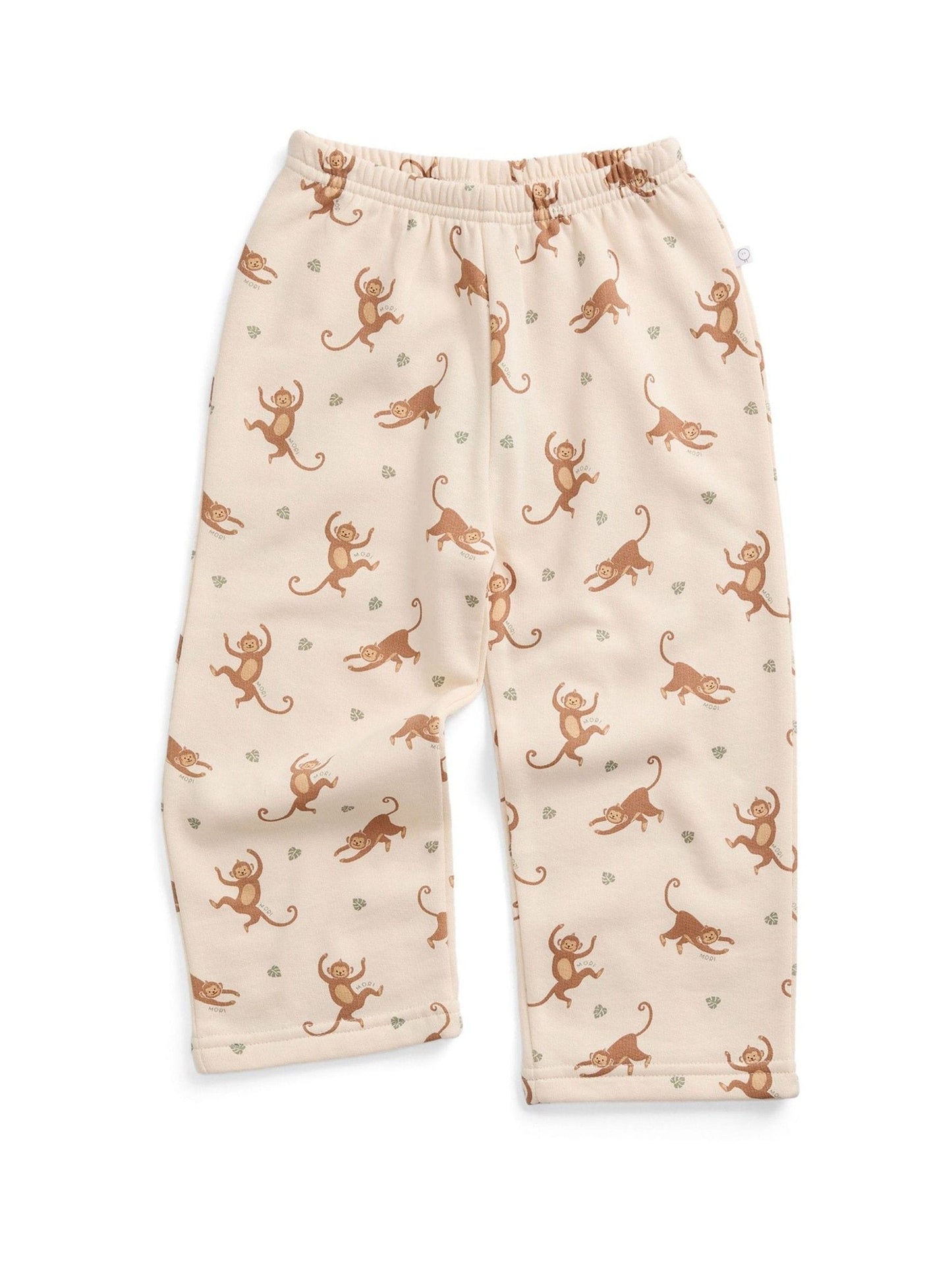 MORI Cream Happy Monkeys Supersoft Joggers image 3