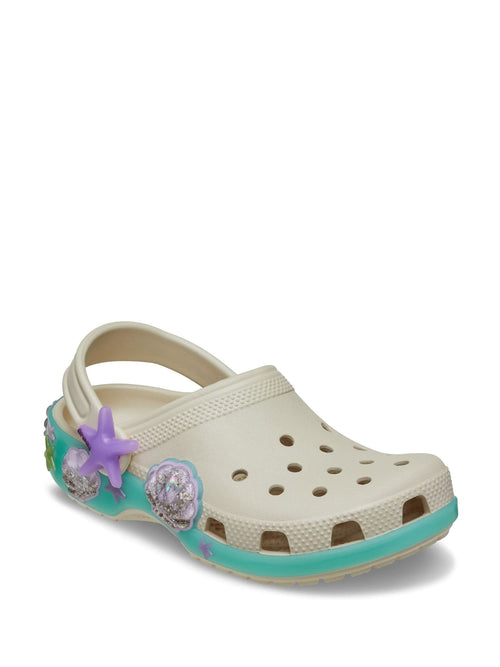 Crocs Cream Classic Sea Sparkle Clogs image 1