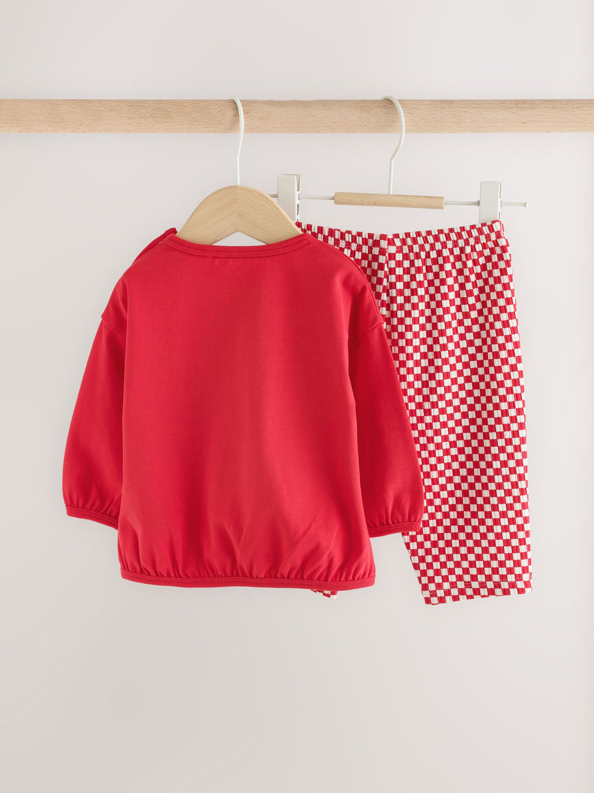 Red Santa T-Shirt and Leggings Baby Set (0-18mths) - image 2