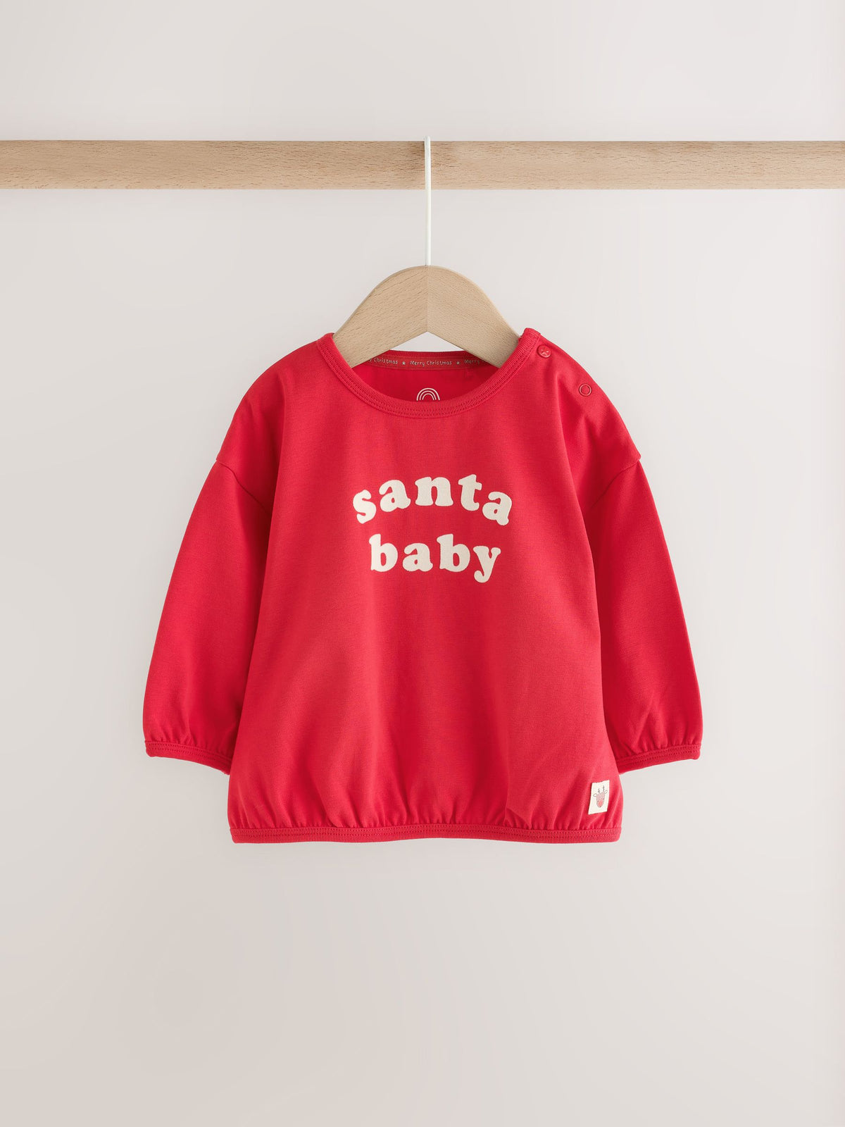 Red Santa T-Shirt and Leggings Baby Set (0-18mths) - image 3