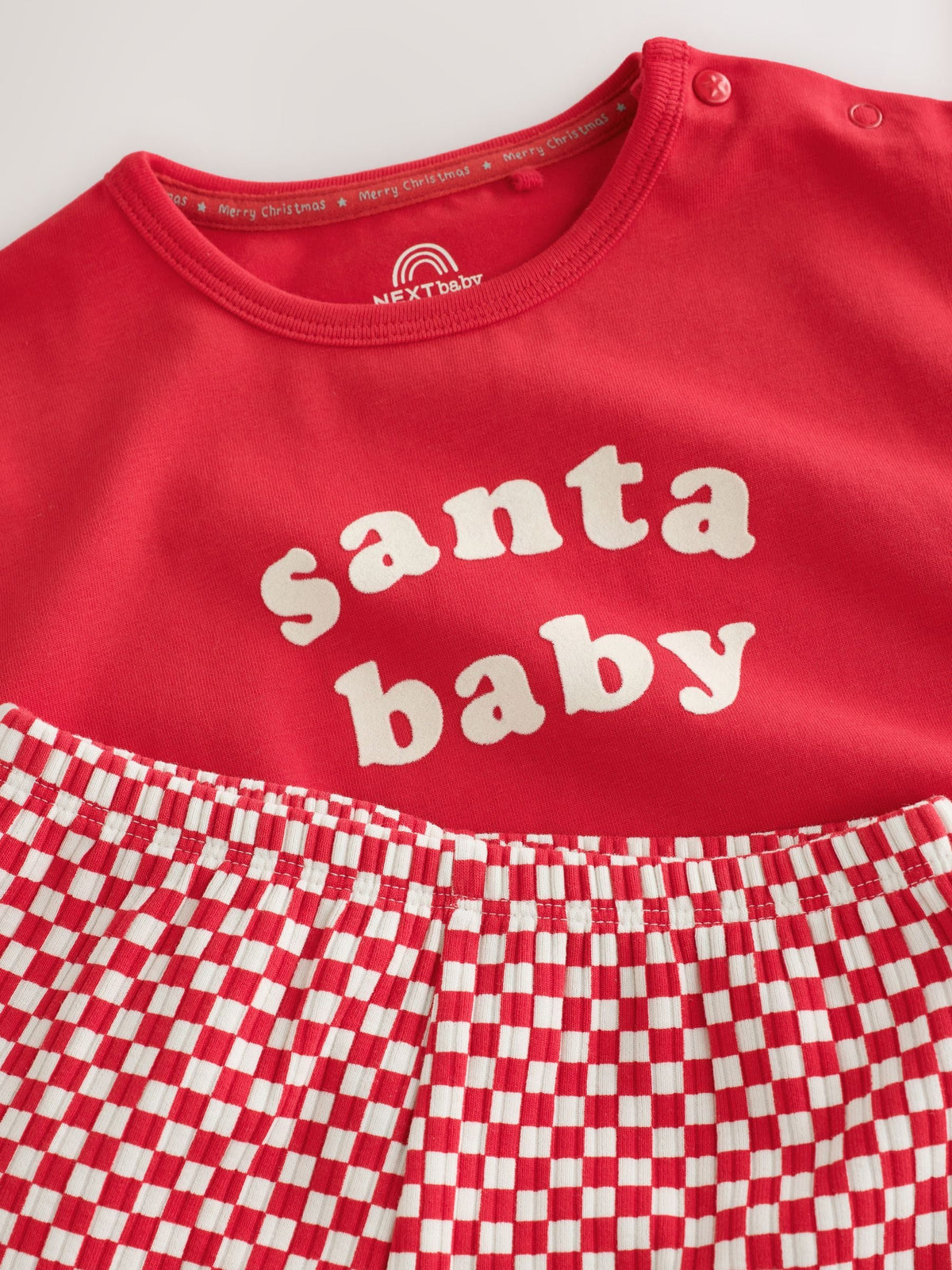 Red Santa T-Shirt and Leggings Baby Set (0-18mths) - image 7