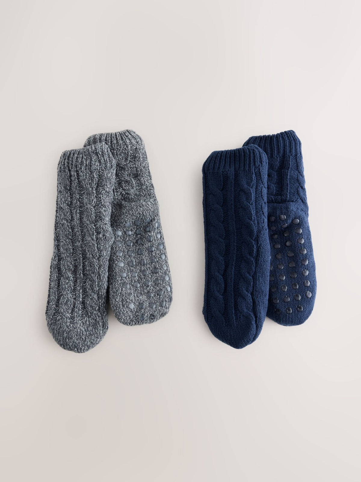 Navy/Grey Cosy Socks 2 Pack - image 1