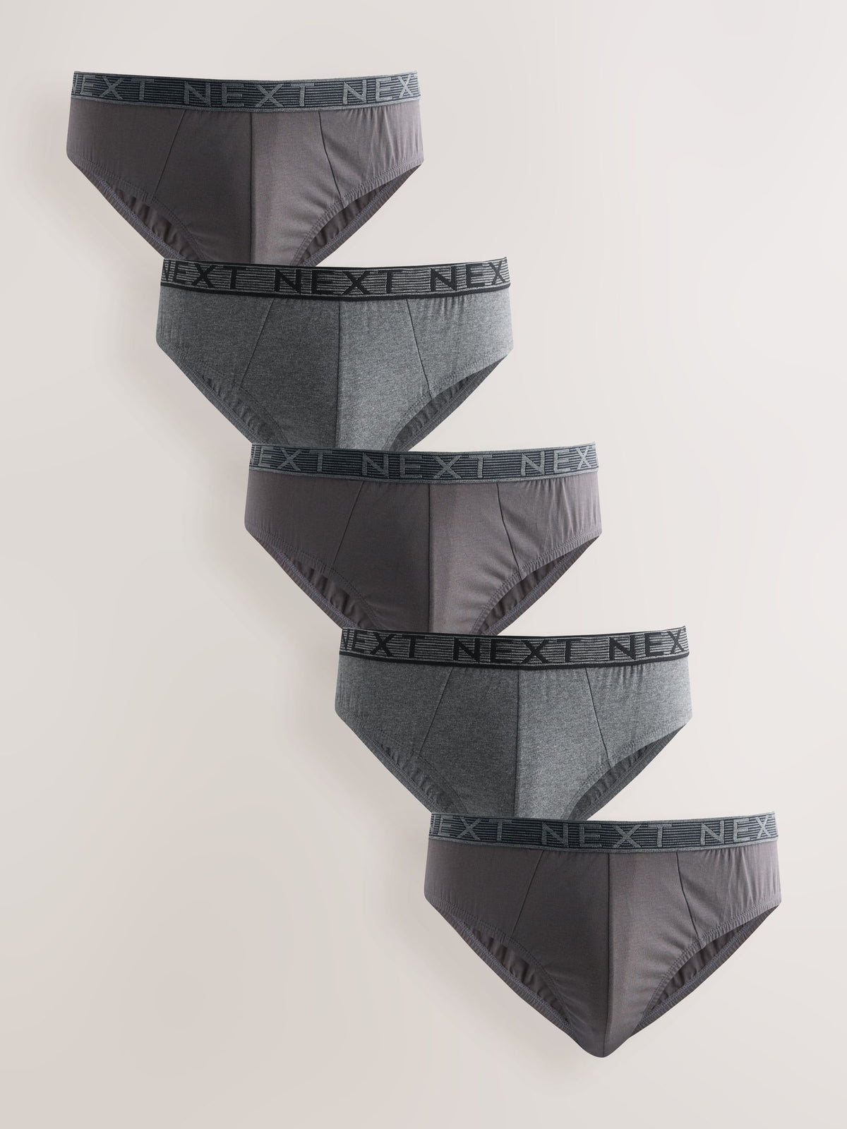 Dsiney Kidz - Grey Marl 5 Pack Cotton Rich Briefs image 1