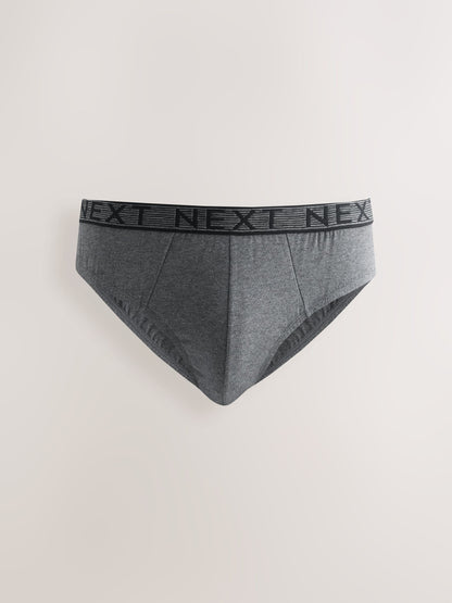 Dsiney Kidz - Grey Marl 5 Pack Cotton Rich Briefs image 2