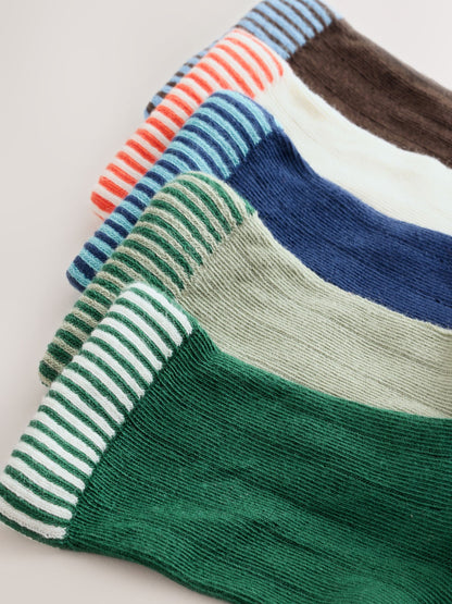 Multi Striped Socks 5 Pack - image 2