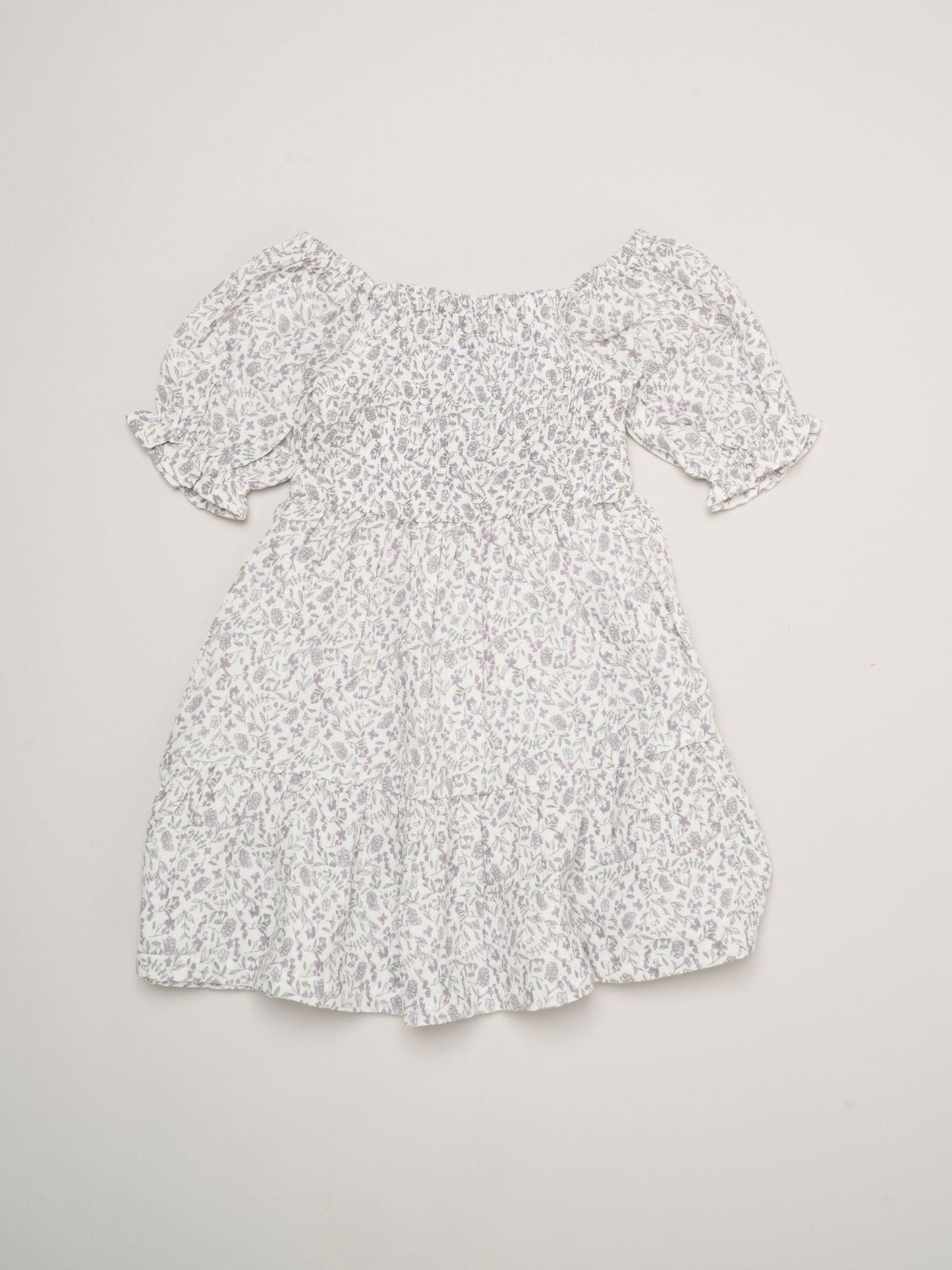Miss Blue Floral Print And Chambray Dresses 2 Pack image 4