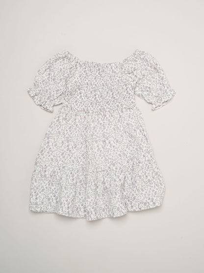 Miss Blue Floral Print And Chambray Dresses 2 Pack image 4