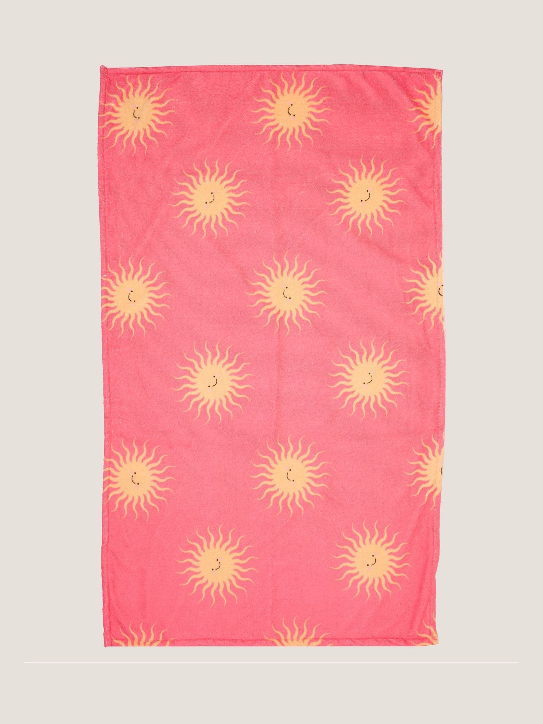 Miss Orange Stripe Swimsuit With Flower Towel And Sunglasses Set image 3