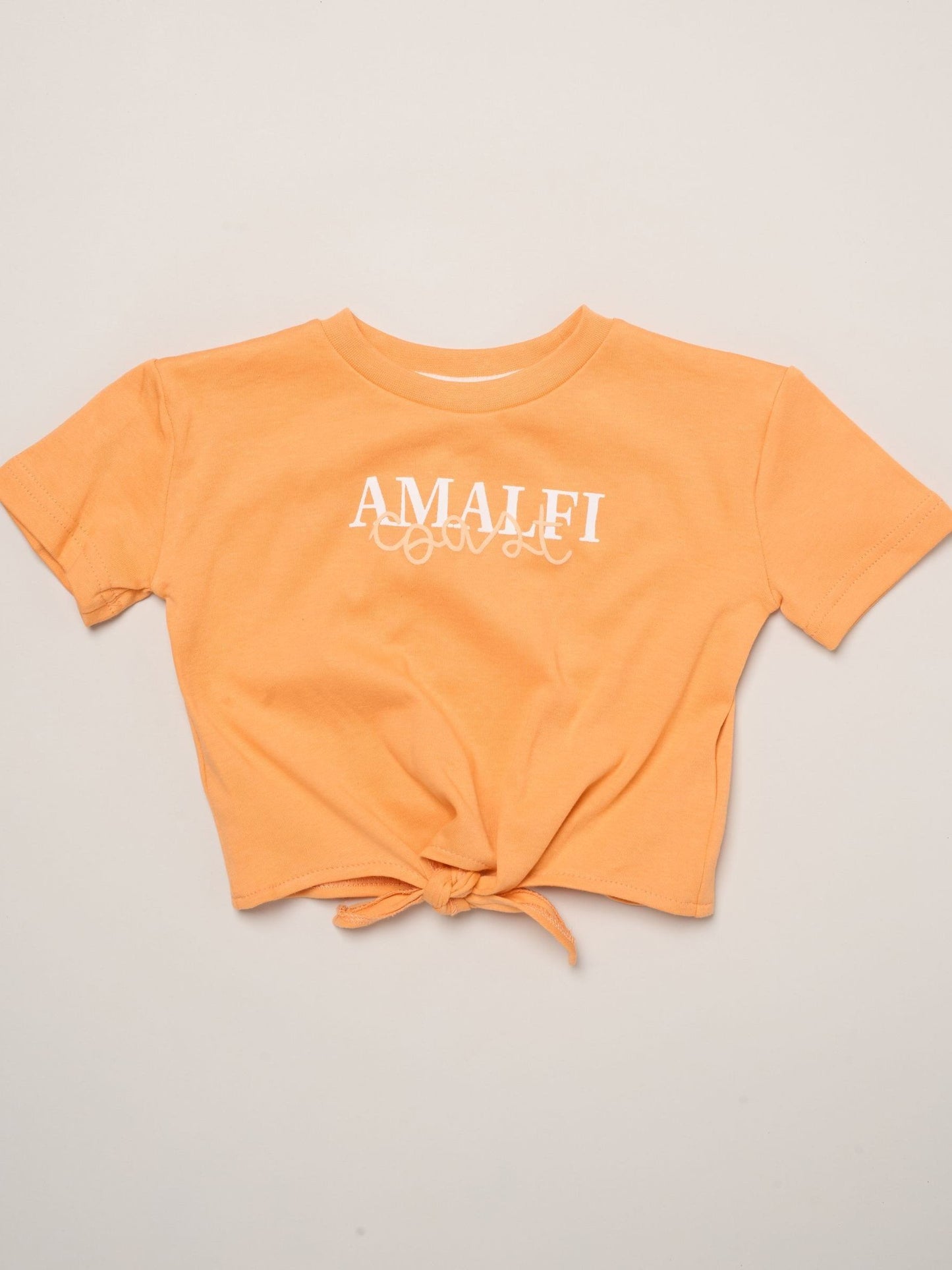 Miss Orange Amalfi Coast Printed T-Shirt And Linen Shorts image 3