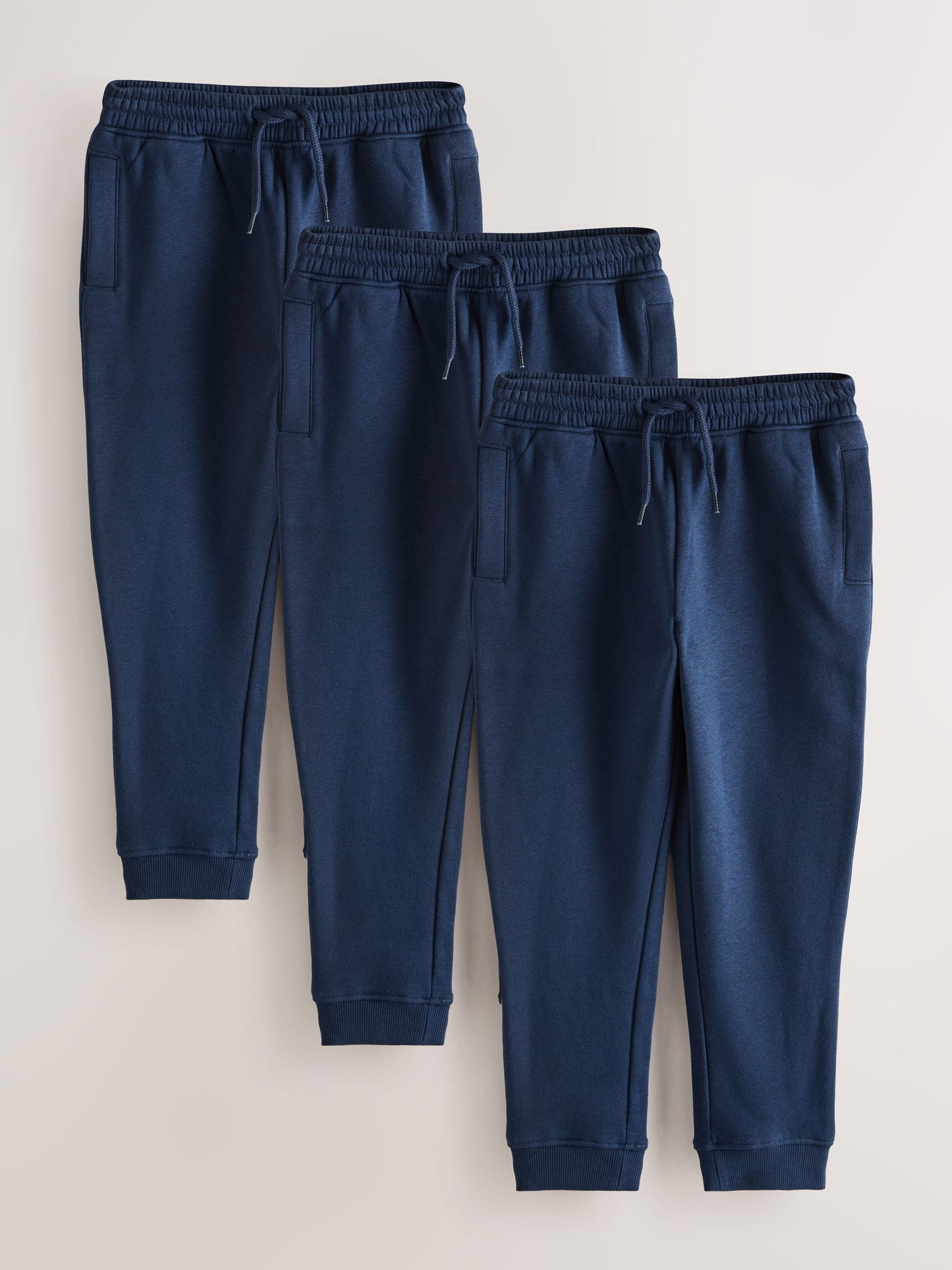 Dsiney Kidz - Navy Slim Fit Joggers 3 Pack (3-16yrs) image 1
