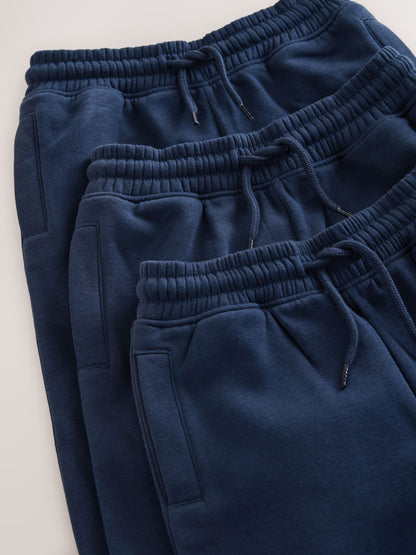 Dsiney Kidz - Navy Slim Fit Joggers 3 Pack (3-16yrs) image 7