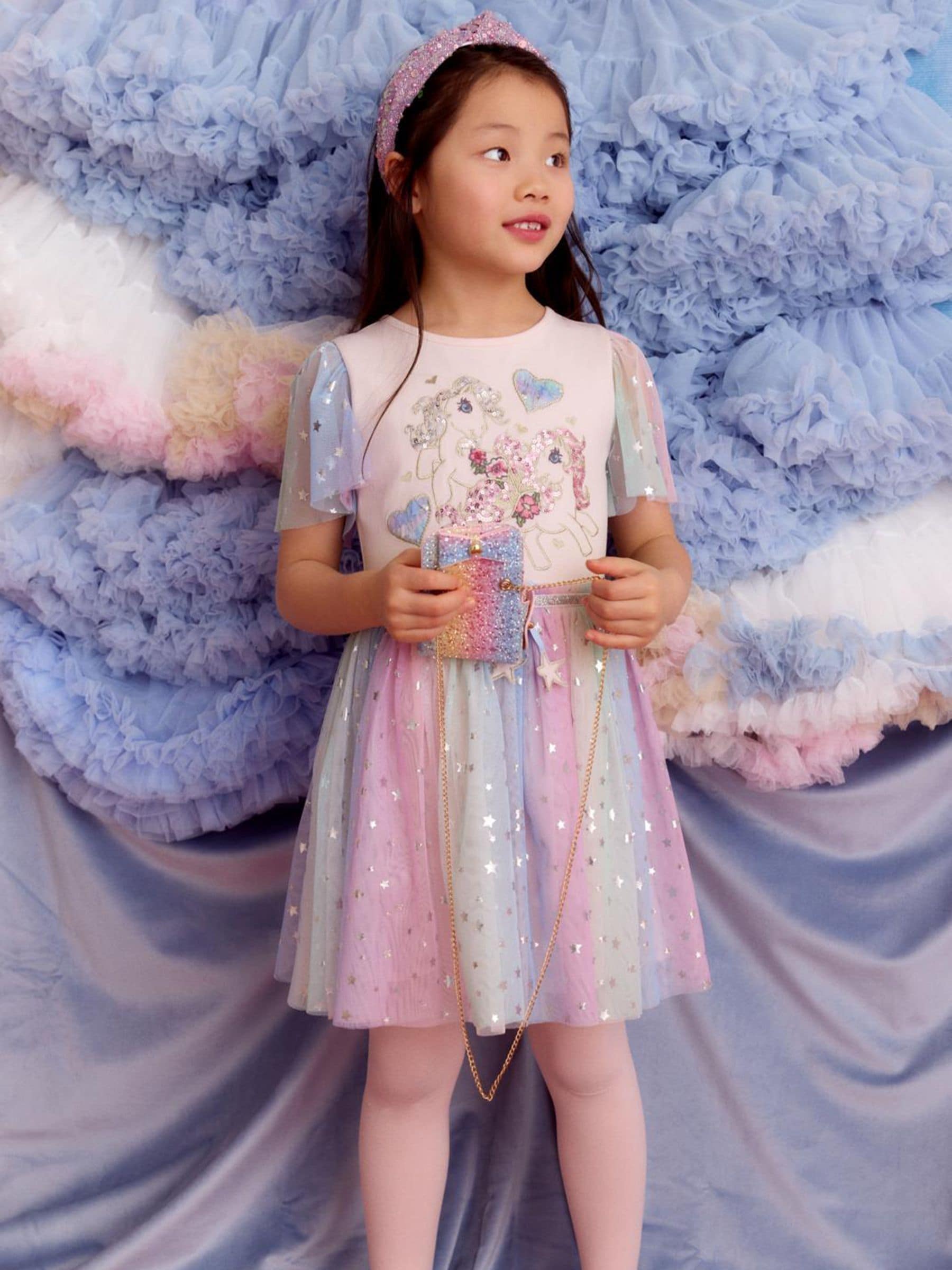 Monsoon Pink My Little Pony Disco Dress image 3