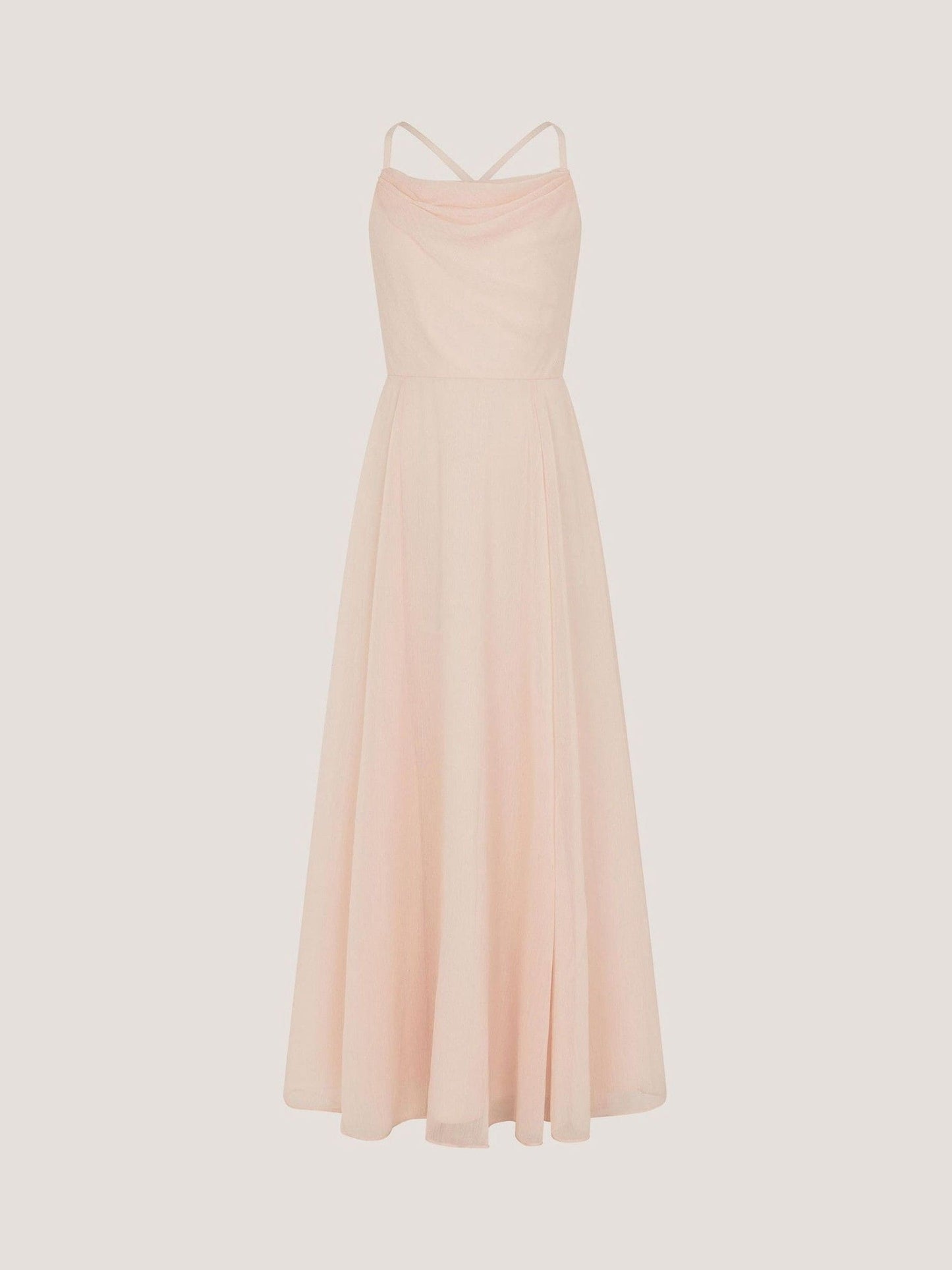 Monsoon Pink Cali Cowl Neck Prom Dress image 2