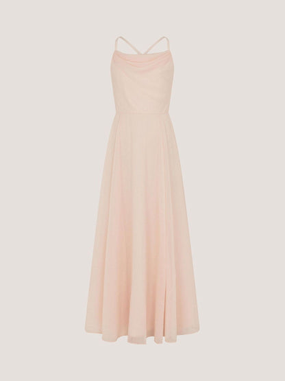 Monsoon Pink Cali Cowl Neck Prom Dress image 2