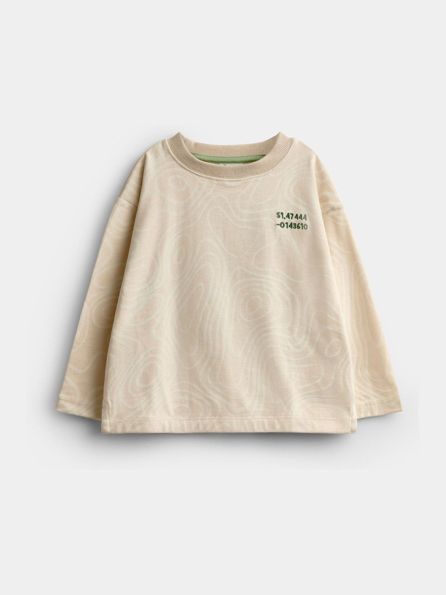 Dsiney Kidz - JoJo Maman Bébé Natural Bear Embroidered Back Graphic Top image 1