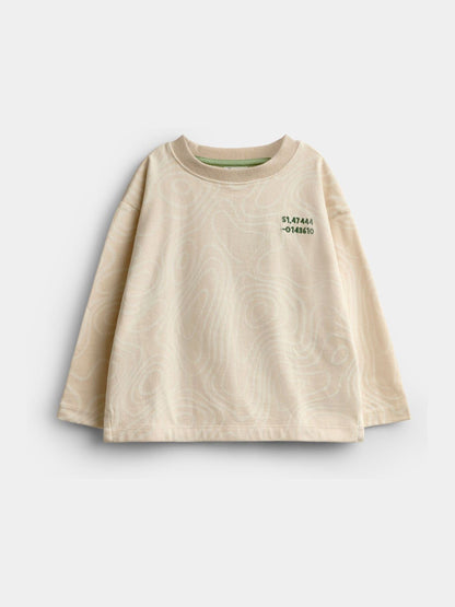 Dsiney Kidz - JoJo Maman Bébé Natural Bear Embroidered Back Graphic Top image 1