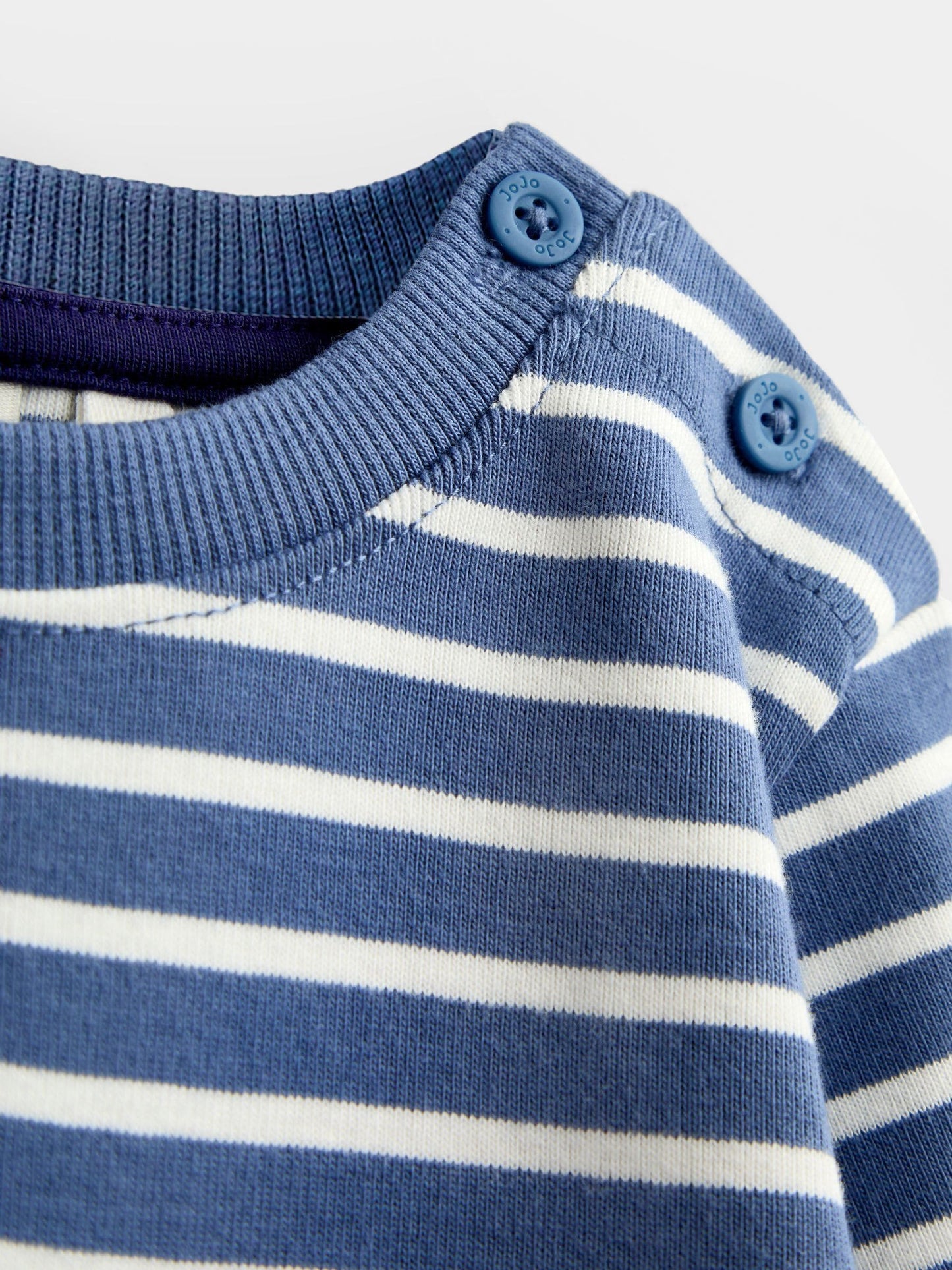 Dsiney Kidz - Jojo Maman Bébé Blue Stripe Long Sleeve Top image 3