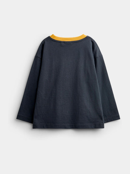 Dsiney Kidz - Jojo Maman Bébé Light Grey Dino Stitch Top image 2