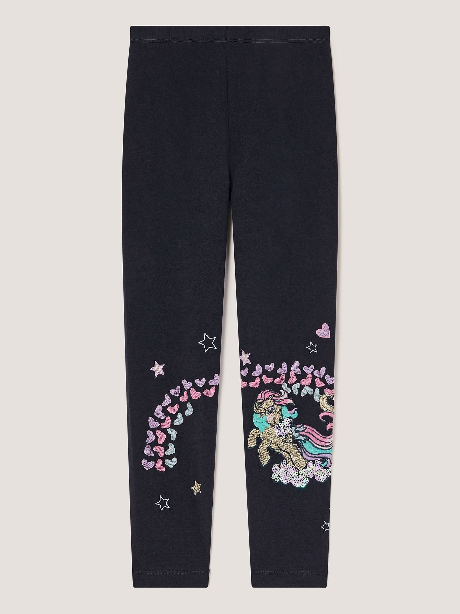 Monsoon Blue My Little Pony Embroidered Leggings image 3