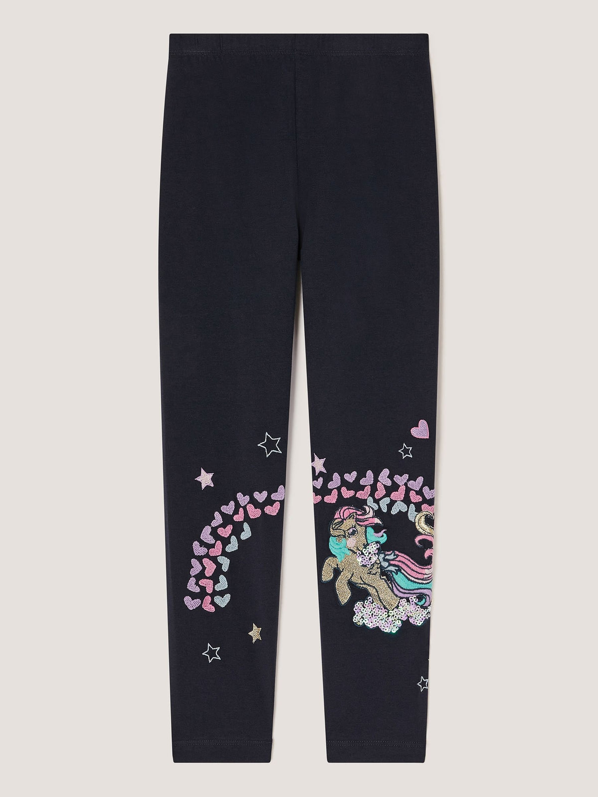 Monsoon Blue My Little Pony Embroidered Leggings image 3