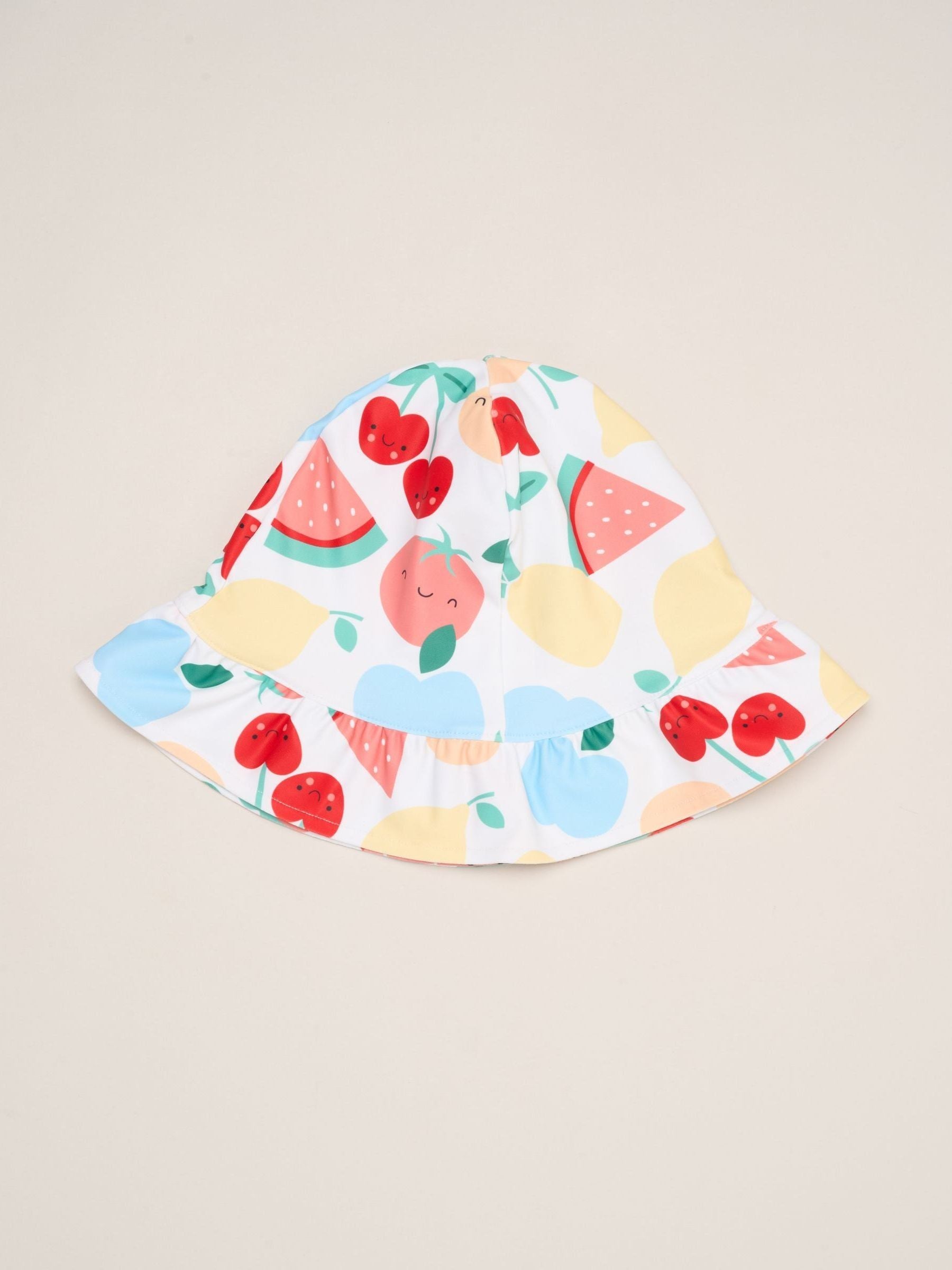 Miss Red Fruit Rash Suit With Hat image 3