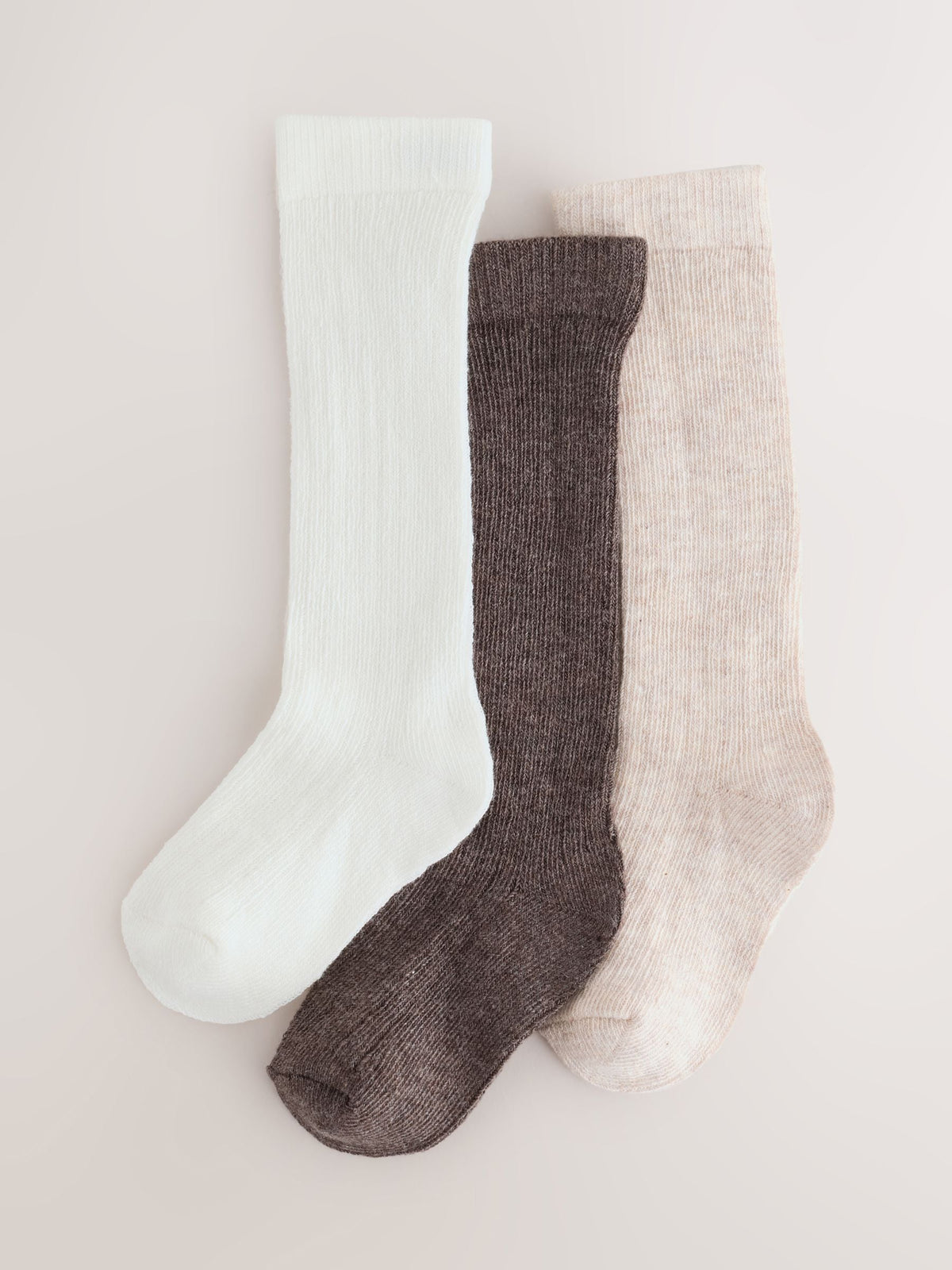 Dsiney Kidz - Neutral Knee High Baby Socks 3 Pack image 1