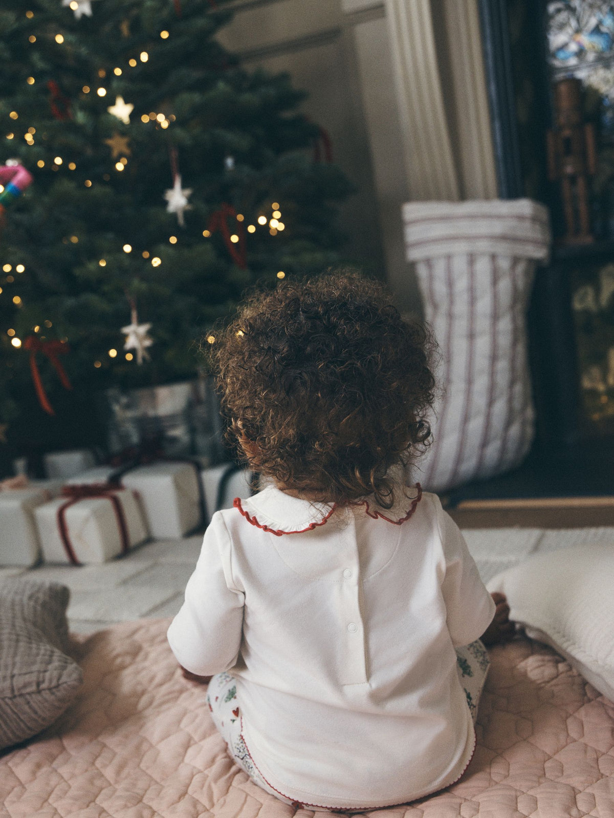 White My First Christmas Top and Leggings Baby Set (0-18mths) - image 3