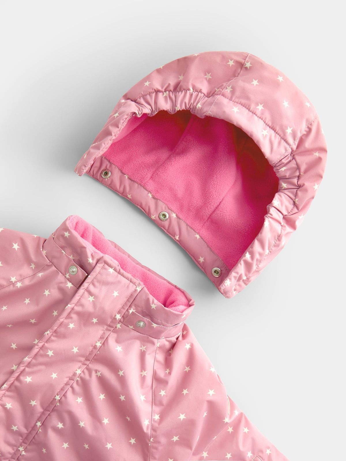 Dsiney Kidz - JoJo Maman Bébé Pink Unicorn Peplum Puffer Jacket image 5