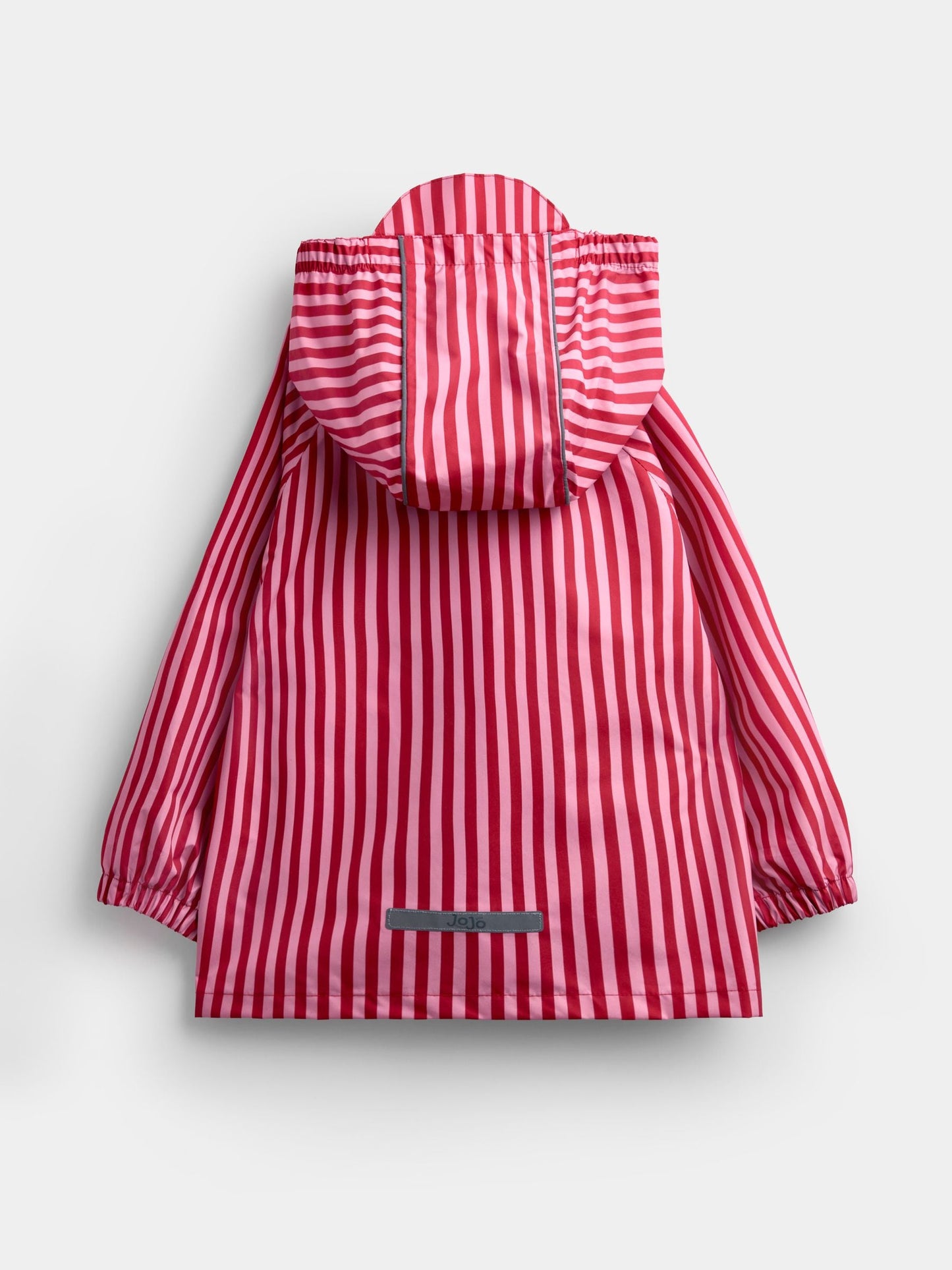 Dsiney Kidz - JoJo Maman Bébé Pink Stripe Waterproof Packaway Jacket image 3