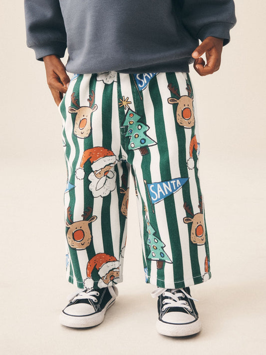 Multi Pull On Wide Trousers (3mths-7yrs) - image 1