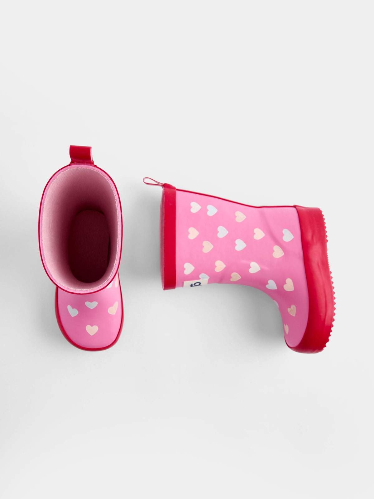 JoJo Maman Bébé Pink Heart Colour Change Wellies - image 4