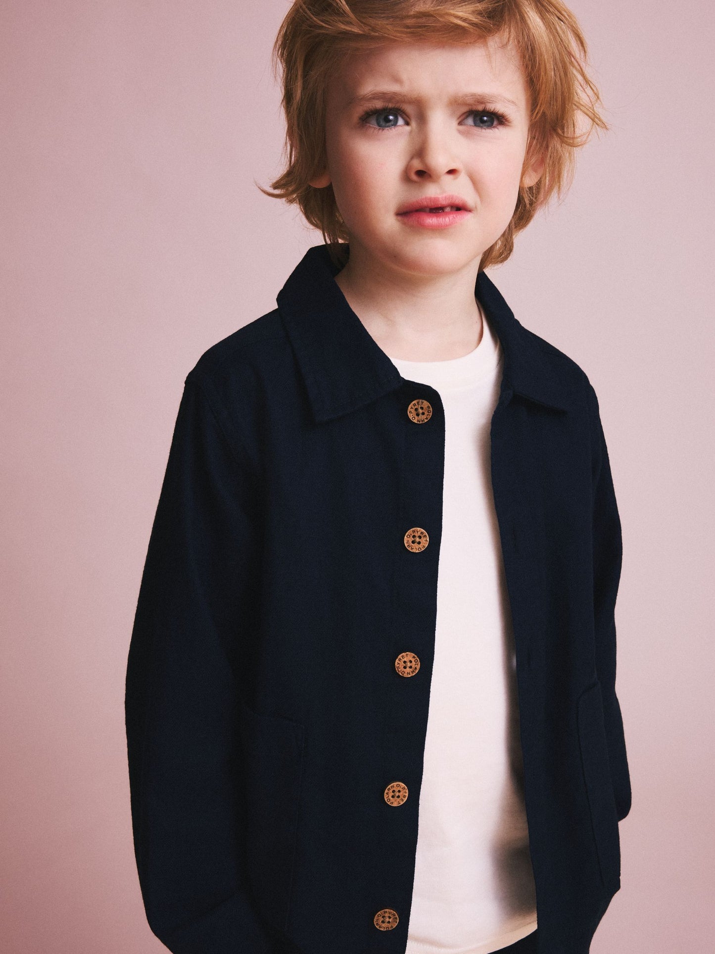 Dsiney Kidz - Polarn O. Pyret Blue Cotton Shacket image 1