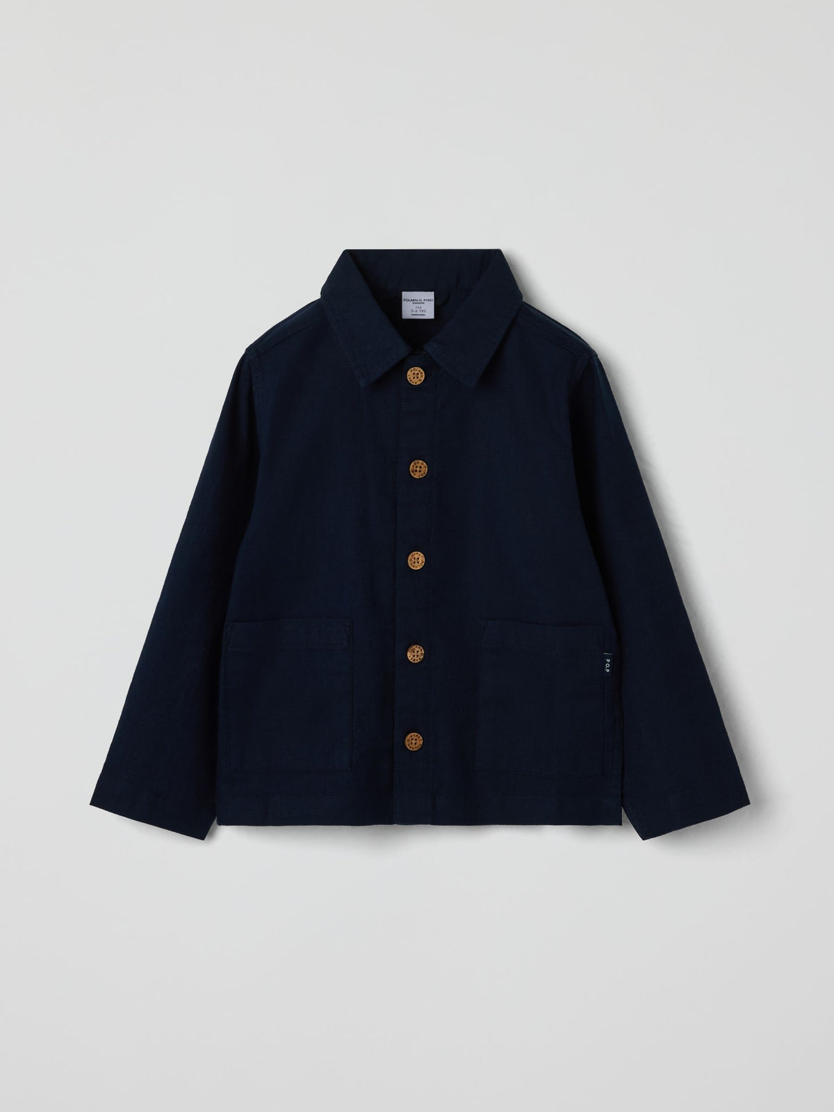 Dsiney Kidz - Polarn O. Pyret Blue Cotton Shacket image 2