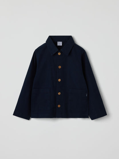 Dsiney Kidz - Polarn O. Pyret Blue Cotton Shacket image 2