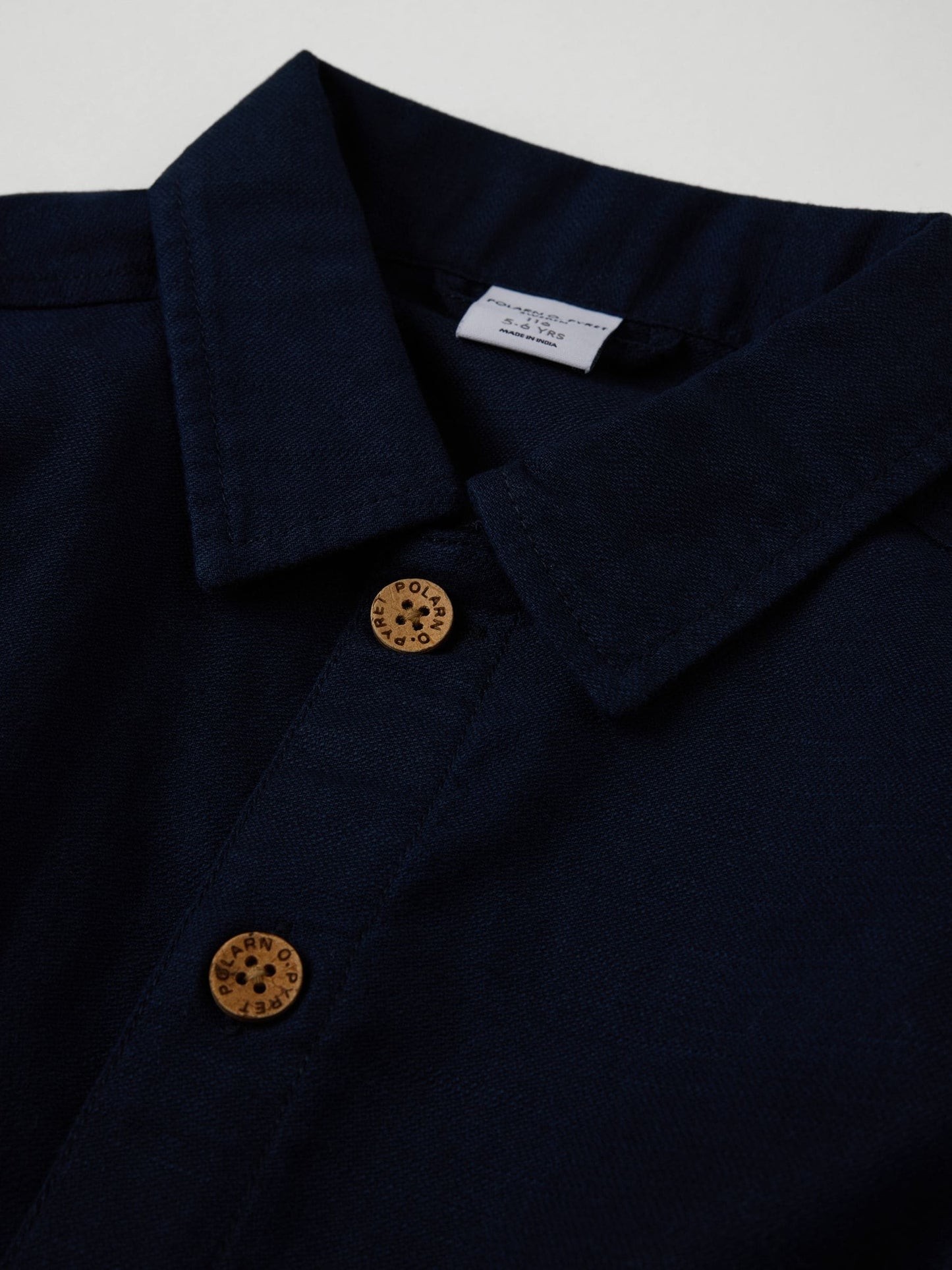 Dsiney Kidz - Polarn O. Pyret Blue Cotton Shacket image 3