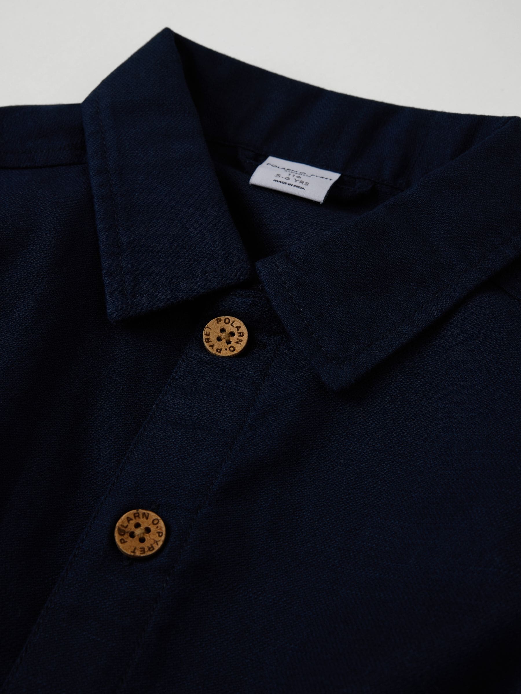 Dsiney Kidz - Polarn O. Pyret Blue Cotton Shacket image 3