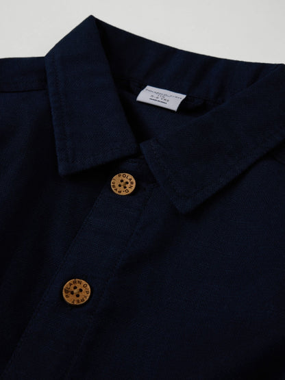 Dsiney Kidz - Polarn O. Pyret Blue Cotton Shacket image 3