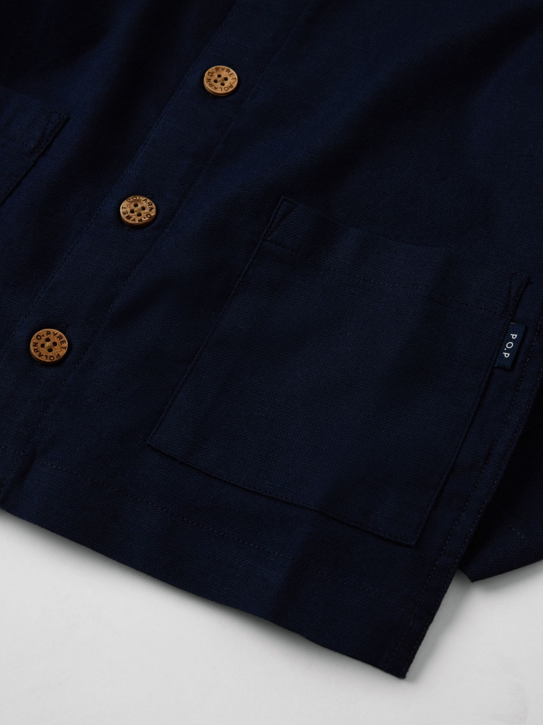 Dsiney Kidz - Polarn O. Pyret Blue Cotton Shacket image 4
