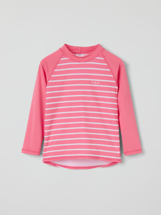 Dsiney Kidz - Polarn O. Pyret Pink Unicorn Rash Vests image 1