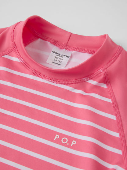 Polarn O. Pyret Pink Unicorn Rash Vests image 2