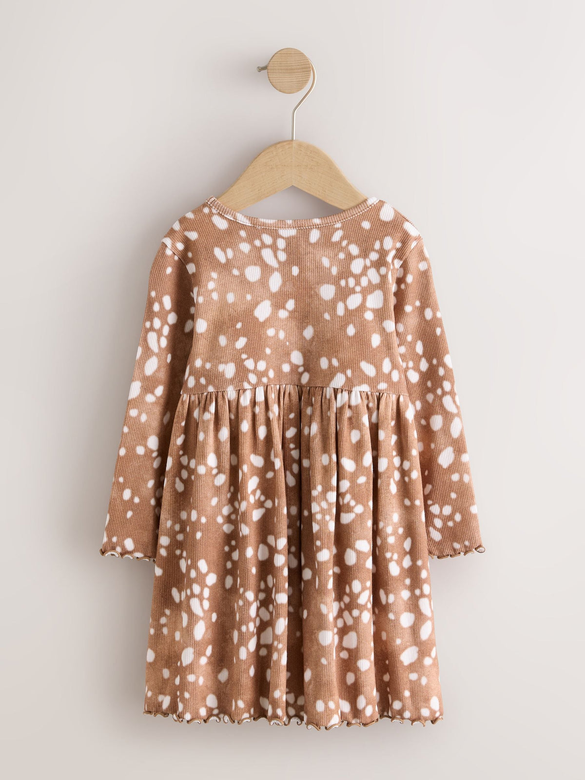 Dsiney Kidz - Brown Deer Long Sleeve Ribbed Dress (3mths-7yrs) image 6