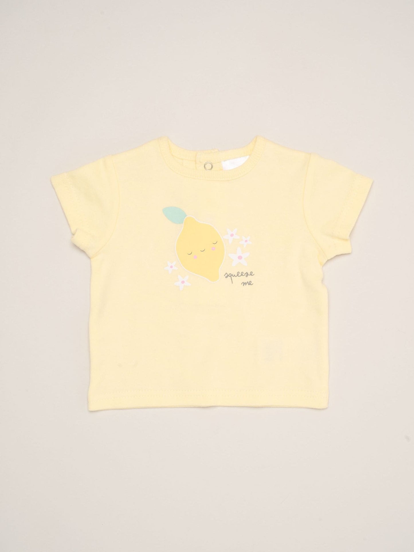 Rock-A-Bye Baby Boutique Yellow Dinosaur Print T-Shirt, Shorts And Plush Toy Set Outfit Set image 3